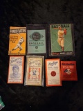 7 Early Baseball booklets Sporting News Record Books Rawlings Base Ball book Louisville Sluggers