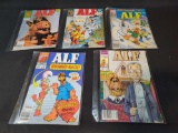 Alf #1, 3, 16, 24, 37 comics