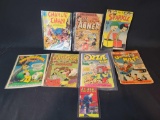 Charlie chan, Lil Abner, Sparkle, Giggle, Ozzie and Barbs, Uncle Mitty comics