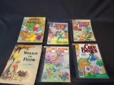 Care bears #2, get along gang #3, muppet babies #3, 5, winnie the pooh book