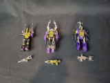 Transformers Insecticon Shrapnel, Bombshell & Kickback figures