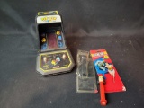 Pacman game, Wonder Woman Pez Dispenser with original package