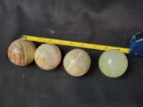 4 Marble composition marbles