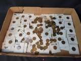 Large lot of large cents 1910's - 1950s wheat cents