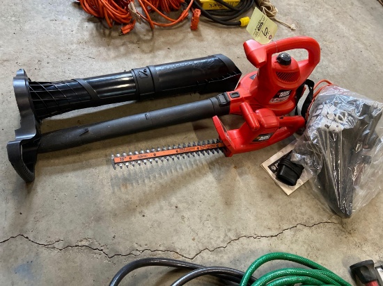 Black and Decker Blower and Hedge Trimmer