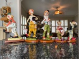 Clown figurines