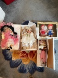 (2) Precious Moments dolls, Danbury Mint doll, Campbell?s kids dolls
