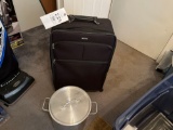 luggage and stock pot