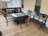 9 Piece Patio Table and Chairs Set