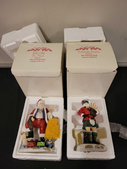 International Santa figurine collection Yuletide and Jolly St. Nick