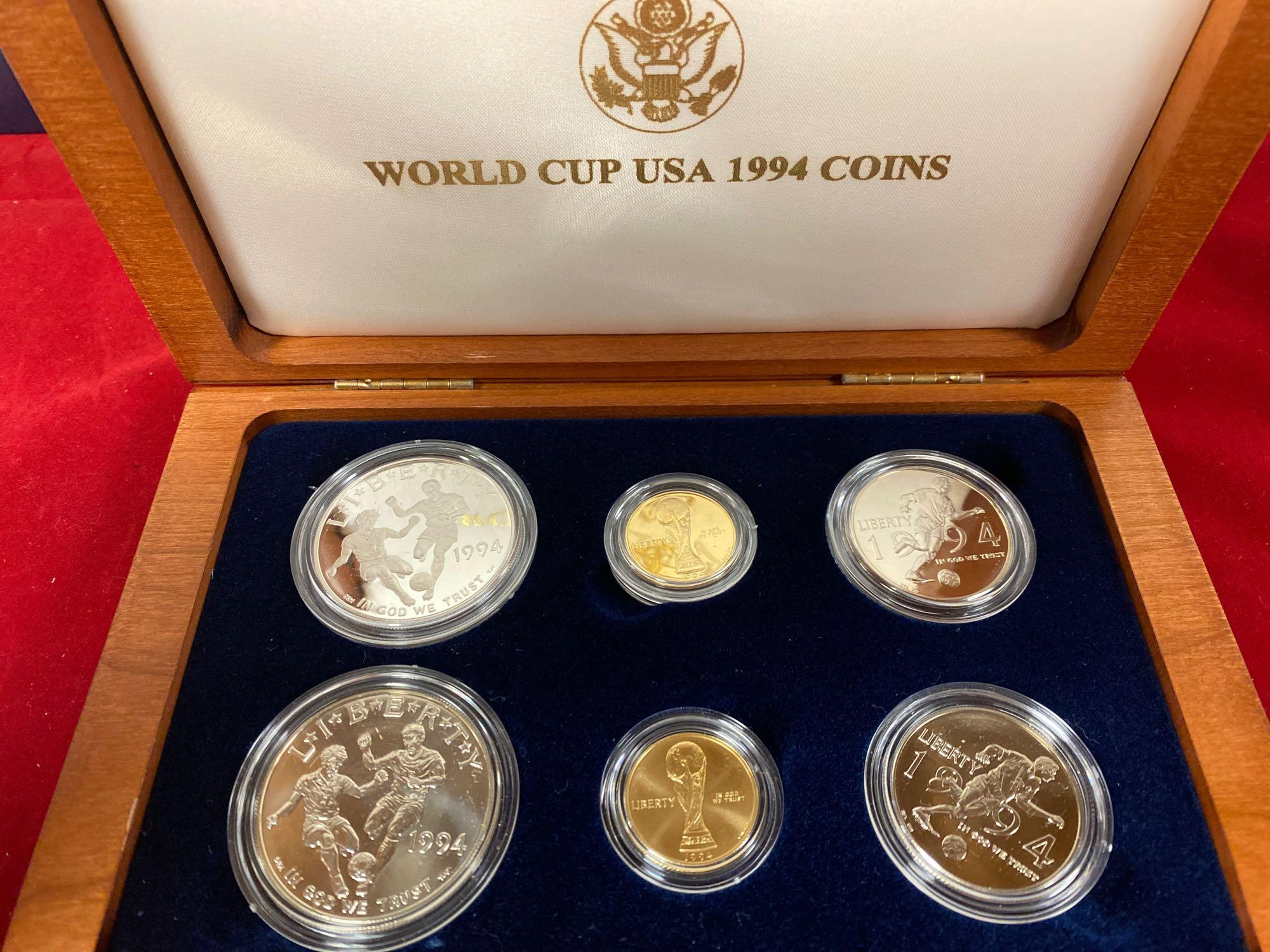 1994 World Cup USA six coin Proof & Uncirculated | Proxibid