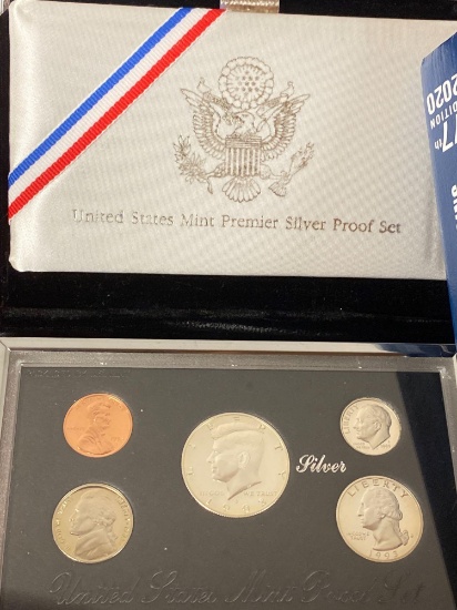 1993-S Premier silver proof coin set.