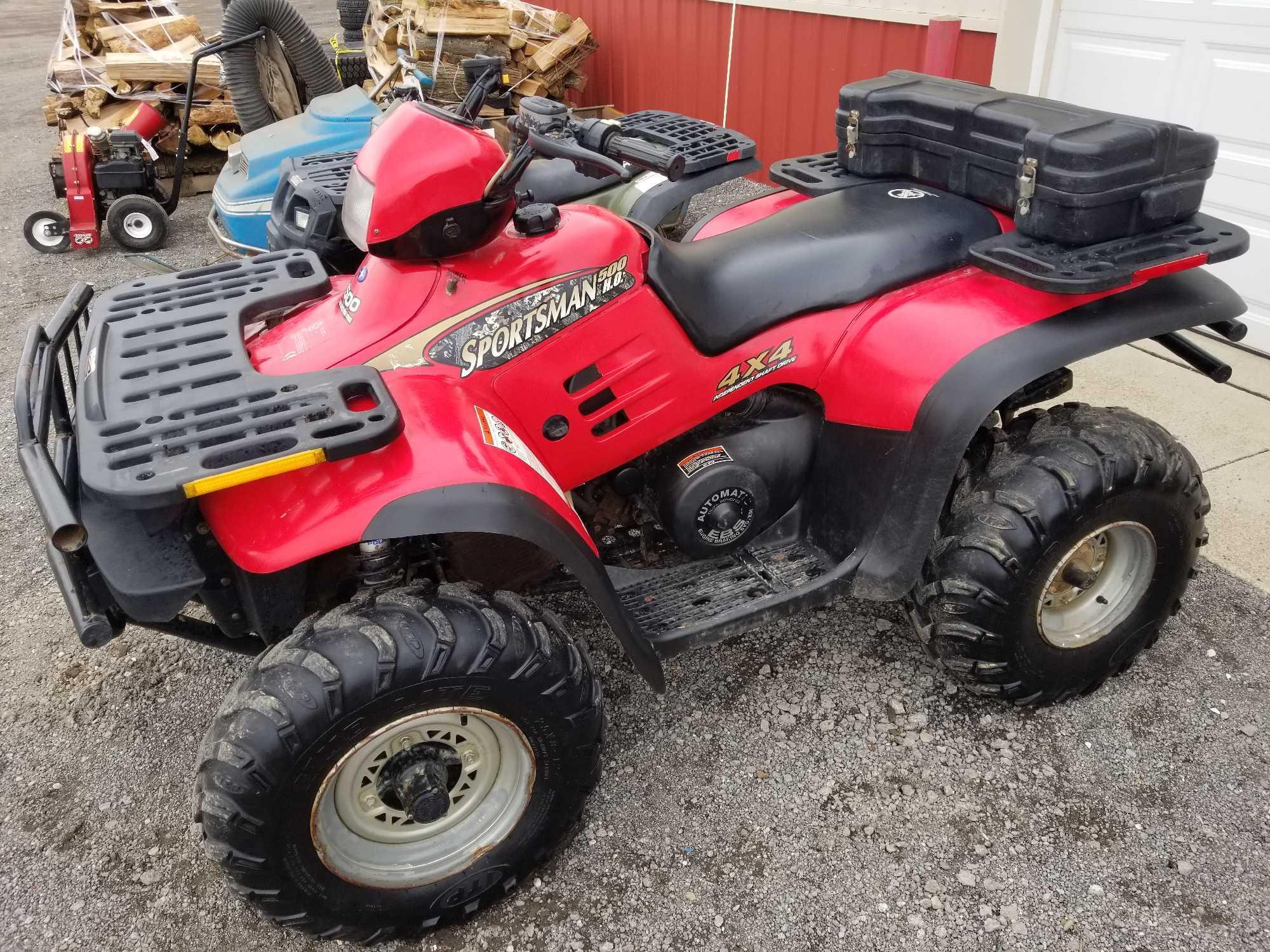 2001 POLARIS SPORTSMAN 500 ATV, RUN Proxibid