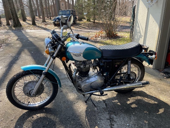 1971 Triumph Tiger 650 Motorcycle