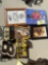 NASCAR memorabilia, Ward Burton 22 lighted sign, Dale Jarrett Winners Circle Diecast race car and