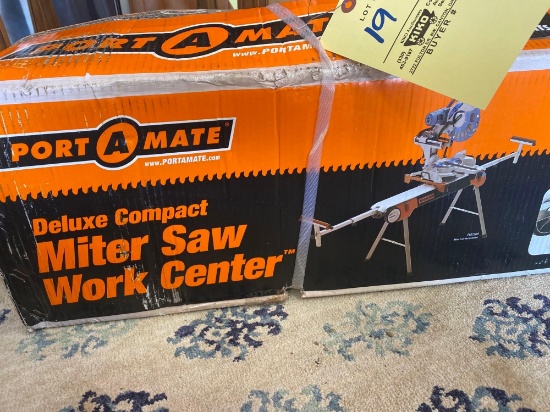 Porta mate Miter saw work center in box