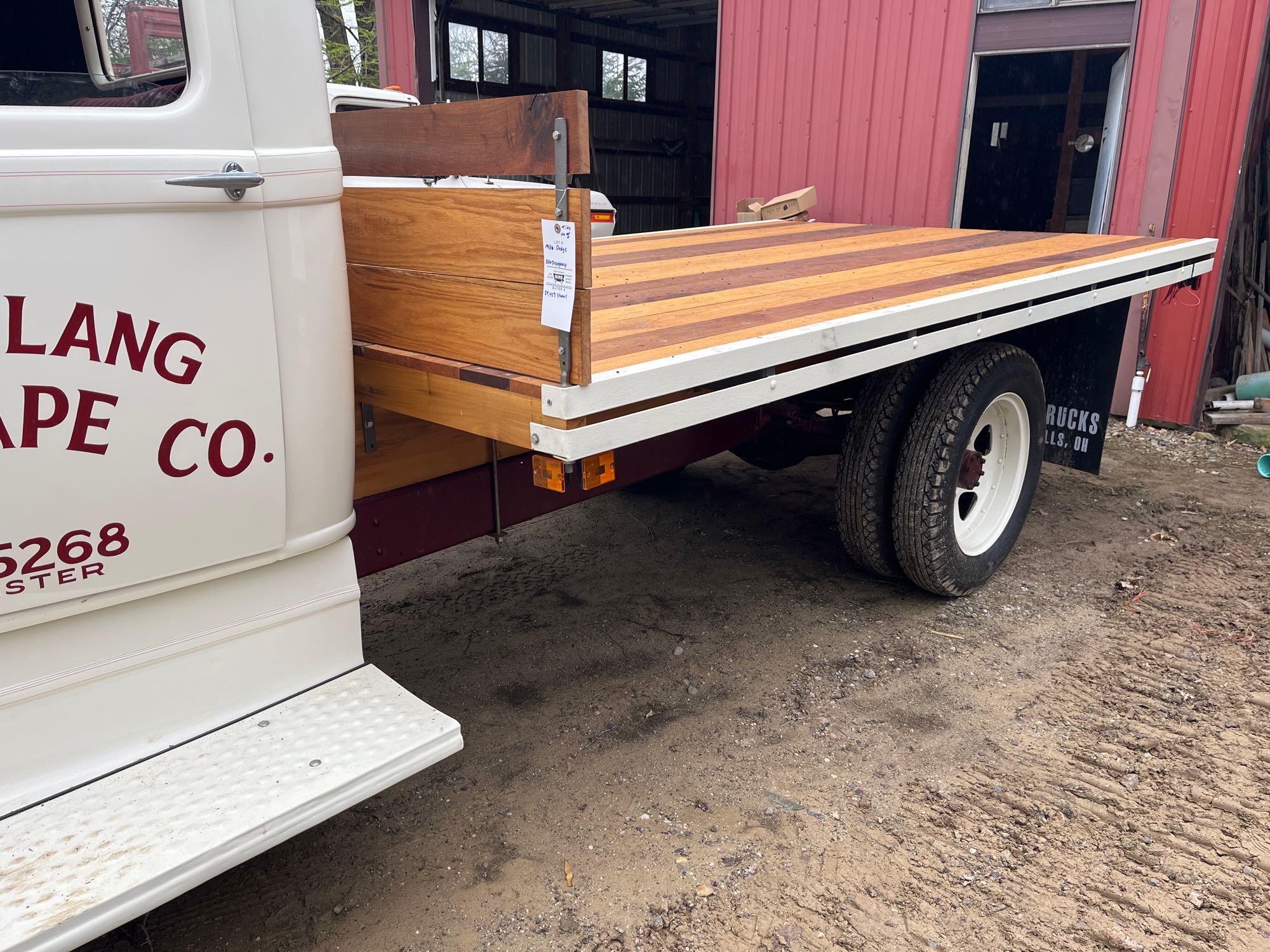 1936 DODGE LE32 FLATBED TRUCK | Proxibid