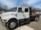 2001 International 4700 Crew Cab truck with 12' flatbed, T-444 engine, Spicer trans., 220,000mi