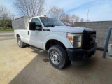 2011 Ford F-250 Super Duty 4x4 truck, 8' bed, 6.2L gas engine, 20k mi on new auto transmission