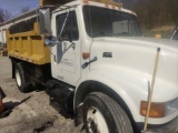 1995 International 4700 Single Axle Dump Truck, 10' bed, DT466 engine, Spicer 5+2spd trans.