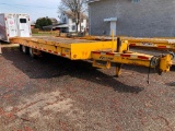 2013 Felling dual tandem 15ton tilt bed trailer, 19'+7' tail, air brakes, pintle hitch