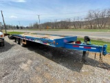 2007 Felling dual tandem 12ton trailer, 20'+5' tail and ramps, air brakes, pintle hitch