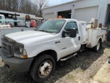 2003 Ford F-550 Super Duty utility/service truck, 7.3L power stroke turbo diesel engine