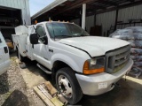 2000 Ford F-450 Super Duty utility/service truck, 6.0L power stroke diesel engine