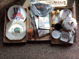3 boxes of China and glass