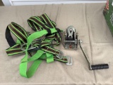 Winch and safety harness