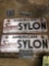 2 American Super Sylon Signs, Machine Instruction and Identification Plates