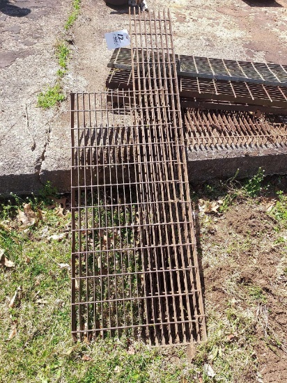 Assorted Pieces of Heavy Duty Steel Grate