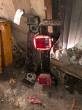 Truck rear lights with mounting brackets