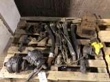 pallet of assorted air brake parts