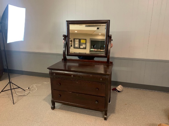 Antique Dresser w/ Mirror