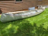 Aluminum canoe