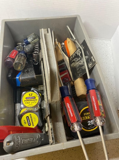 Container Full of Loose Tools, Craftsman, Stanley