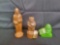 Cellophane sealed Star Wars Chewbacca, Wicket the Ewok and Jabba the Hunt shampoo and bubble bath