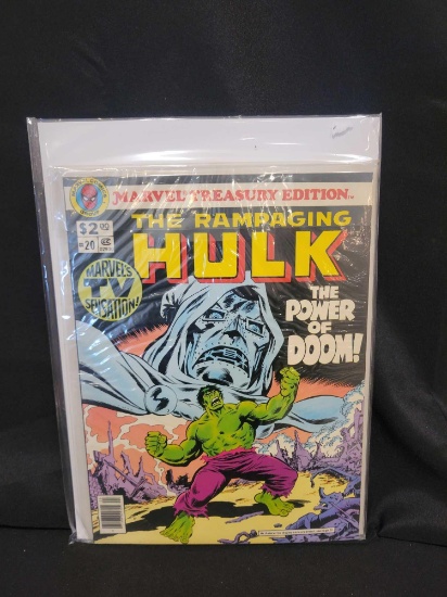 Marvel Treasury Edition The Rampaging Hulk #20 comic