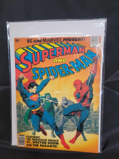 Marvel Treasury Edition Superman and Spiderman #28 comic