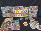 Group of assorted Dinosaurs Attack 1988 trading cards with original packaging