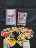 XMen Wolverine top secret book, 1984 Superman postcards, Secret Wars 1984