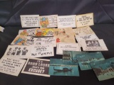 Sayings and Venice themed postcards