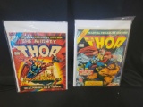 The Mighty Thor Marvel Treasury edition issues, 1974 volume 4 and 1976 volume 10 comics