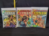 Marvel Treasury Edition Special Collector's Issue Conan the Barbarian #23, 1977 #15, 1978 #19 comics