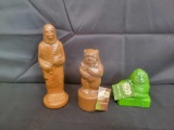Cellophane sealed Star Wars Chewbacca, Wicket the Ewok and Jabba the Hunt shampoo and bubble bath