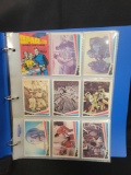 Space 1999 Donruss 1976 complete set of trading cards in sleeved and binder with original package