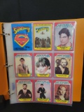 Superman 2 Topps 1980 complete set of trading cards in sleeved and binder with original package