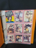 Welcome Back Kotter Topps 1976 complete set of trading cards in sleeved and binder with original