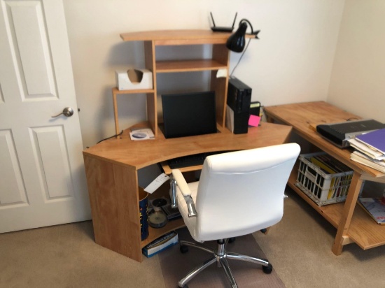 Computer Desk With Chair, Acer Monitor, Keyboards and Accessories